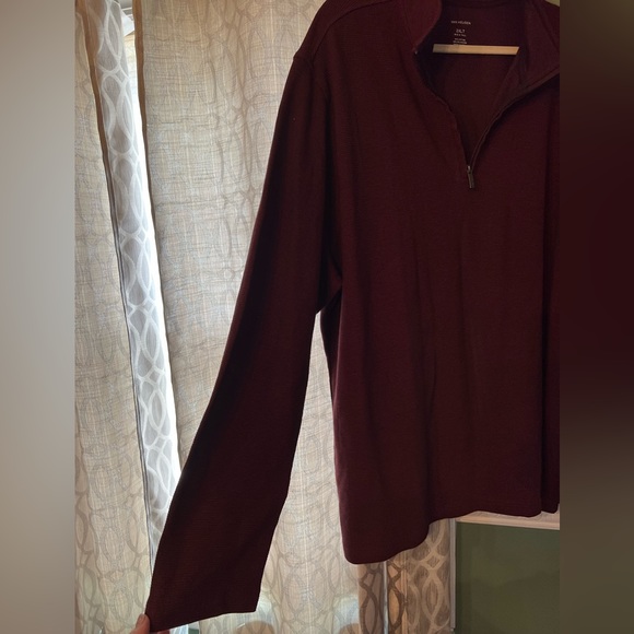 Van Heusen pull over sweater in burgundy 2X large, big and tall men’s - Picture 3 of 5